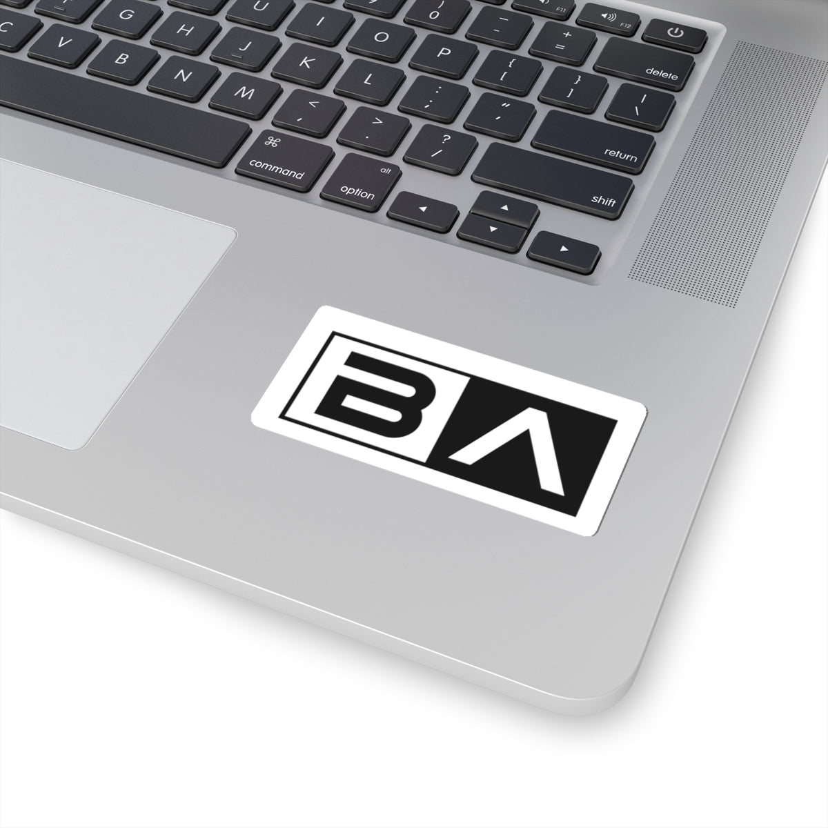Bold BA Logo Kiss-Cut Stickers - Stylish Vinyl Decals for Laptops, Water Bottles, and More