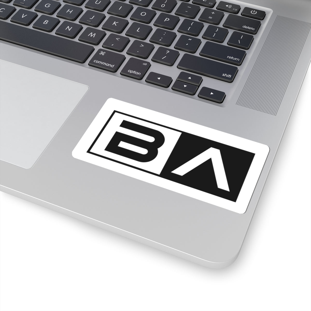 Bold BA Logo Kiss-Cut Stickers - Stylish Vinyl Decals for Laptops, Water Bottles, and More